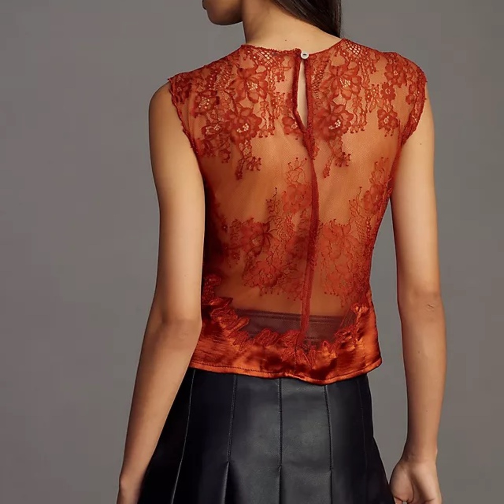 NWT Anthropologie lace top - Picture 2 of 8